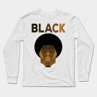 Black Man Long Sleeve T-Shirt